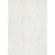 Tapety - Tapeta Martinique Liście z Efektem 3D odcienie bieli winylowa na flizelinie - miniaturka - grafika 1