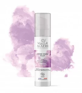 Krem do twarzy ze śluzem ślimaka, rozjaśnia i ujednolica koloryt cery, cOSMOS ORGANIc, 50 ml, Mlle Agathe - Kremy do twarzy - miniaturka - grafika 1