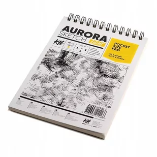 Szkicownik AURORA Light 90g/m2 11x16cm - Podobrazia, bloki, papiery - miniaturka - grafika 1