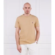 Koszulki męskie - POLO RALPH LAUREN T-shirt | Regular Fit | z dodatkiem lnu - miniaturka - grafika 1