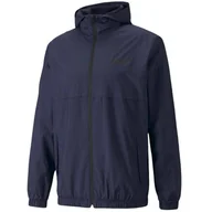 Kurtki męskie - Kurtka Męska Puma Ess Solid Windbreaker Granatowa 847484 06-M - miniaturka - grafika 1