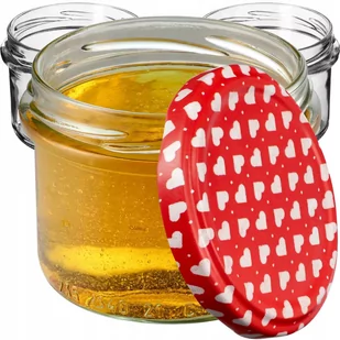 Słoiki Tartu 235ml 50 szt. 82mm + wieczka "Serca" - Pojemniki kuchenne - miniaturka - grafika 1