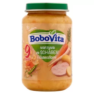 Bobovita obiadek warzywa ze schabem i klus - Desery dla dzieci - miniaturka - grafika 1
