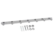 Wieszaki do szafy - Wieszak na płaszcze ze stali nierdzewnej model A - 7 haczyków - wieszaki Wieszak w 5 różnych wzorach - miniaturka - grafika 1