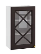 Meble kuchenne - Bristol Witryna Wisząca Gv-45 Czarny Mat - miniaturka - grafika 1