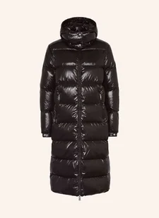 Tommy Hilfiger Płaszcz Puchowy Z Odpinanym Kapturem schwarz - Płaszcze damskie - miniaturka - grafika 1