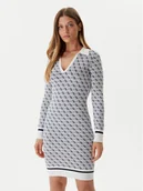 Sukienki - Guess Sukienka dzianinowa W5BK25 Z3JD2 Écru Slim Fit - miniaturka - grafika 1