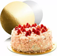 Pozostałe akcesoria kuchenne - Podkład/Kółka pod tort złoty 30 cm, 1 sztuka - miniaturka - grafika 1