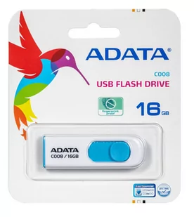 ADATA Flashdrive C008 16GB (AC008-16G-RWE) - Pendrive - miniaturka - grafika 1