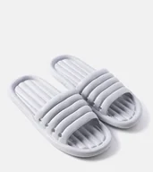 Klapki i japonki męskie - Szare męskie klapki Fugère-44/45 - miniaturka - grafika 1