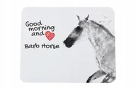 Podkładki pod mysz - Koń Barb - podkładka pod myszkę z nadrukiem, personalizowana podkładka z ko - miniaturka - grafika 1