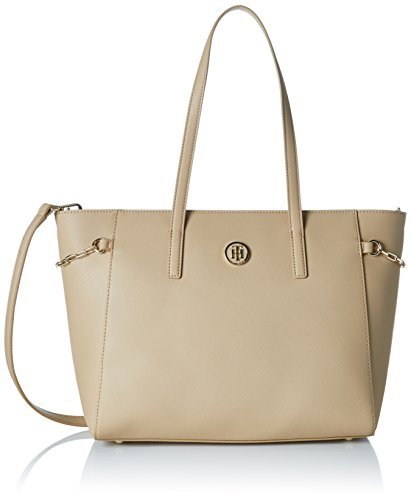 Tommy Hilfiger Damski łańcuszek Th Chain Medium Tote, 12 x 26 x 32 cm, beżowy - Sand - 12x26x32 cm (B x H x T)