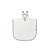 Okrycia kąpielowe dla dzieci - Ponczo bambusowe z kapturkiem i uszkami Ecru - miniaturka - grafika 1