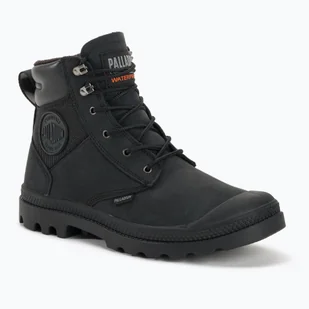 Buty Palladium Pampa SHIeld WP+ LUX black/black - Botki damskie - miniaturka - grafika 1