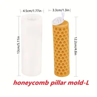 Rękodzieło - TEMU 1 szt. Cylindryczny wosk aromaterapeutyczny Silikonowy formularz - DIY zapachowa mydło, świeczka, gips i żywica formularz do dekoracji domu, - miniaturka - grafika 1