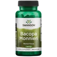 Suplementy diety - Swanson Bacopa Monniera BaCognize extr. 90kaps - miniaturka - grafika 1