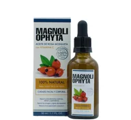 Olejki do mycia twarzy - Olejek z dzikiej róży do twarzy Magnoliophyta Rosehip Oil With Vitamin C 50 ml (8436592580378) - miniaturka - grafika 1