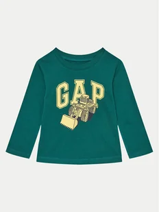Gap Bluzka 609705-02 Zielony Regular Fit - Bluzki damskie - miniaturka - grafika 1