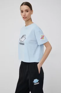 Koszulki i topy damskie - Napapijri t-shirt bawełniany X Fiorucci - grafika 1