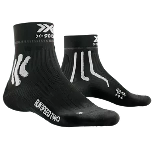 XSOCKS skarpety biegowe RUN SPEED TWO 4.0 MEN opal black/ arctic white - Skarpetki sportowe męskie - miniaturka - grafika 1