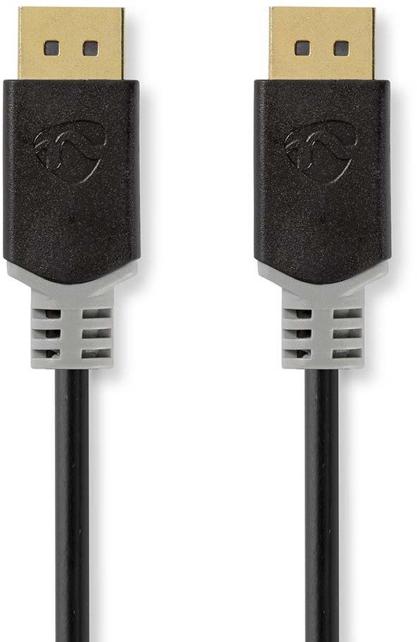 Nedis CCBW37014AT30 DisplayPort Cable – 3 m – Anthracite Grey – 8K@60Hz