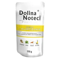 Mokra karma dla psów - Dolina Noteci PREMIUM BOGATA W KURCZAKA DOYPACK 150 G - miniaturka - grafika 1