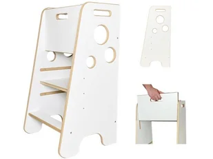 Wieża Pomocnik Do Kuchni Stojak Do Blatów Dla Maluchów - Zestawy mebli dla dzieci - miniaturka - grafika 1
