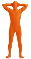 Body - Aniler Zentai Męskie i damskie body ze spandeksu na całe ciało, pomarańczowy, L - miniaturka - grafika 1