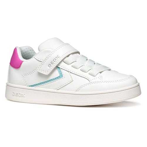 Geox J Eclyper Girl B Sneakersy dziewczęce, Kolor biały, 31 EU