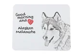 Podkładki pod mysz - Alaskan Malamute podkładka pod mysz z psem Art-Dog - miniaturka - grafika 1