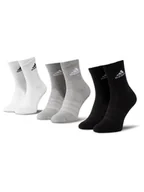 Skarpetki męskie - Adidas Zestaw 3 par wysokich skarpet męskich Cush Crw 3Pp DZ9355 Biały - miniaturka - grafika 1