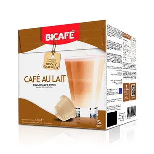 BICAFE Cafe au Lait kapsułki do Dolce Gusto - 16 kapsułek - Kawa w kapsułkach i saszetkach - miniaturka - grafika 1
