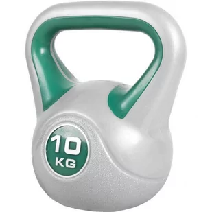 10 kg Kettlebell winylowy hantel Crossfit Gorilla Sports - Sport OUTLET - miniaturka - grafika 1