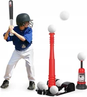 Zabawki i gry sportowe - BASEBALL SPORT SET ZESTAW DO NAUKI GRY DLA DZIECI WYRZUTNIA PIŁEK 3-12 LAT - miniaturka - grafika 1
