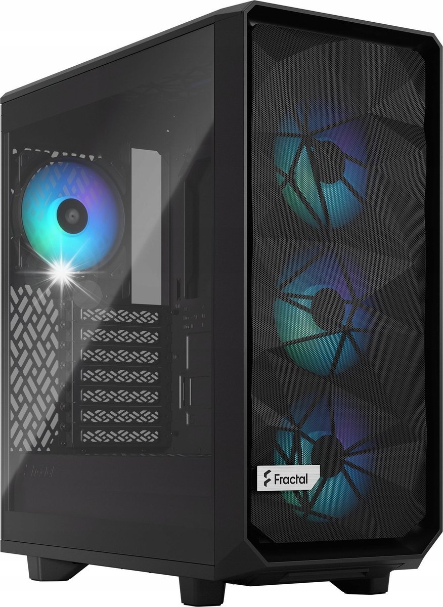 Obudowa Fractal Design Meshify 2 Compact Lite RGB TG Light Tint Czarna