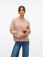 Swetry damskie - Vero Moda Sweter w kolorze jasnoróżowym - miniaturka - grafika 1