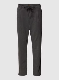 Spodnie dresowe o kroju tapered fit z mieszanki wiskozy model ‘Skay’ - Piżamy męskie - miniaturka - grafika 1