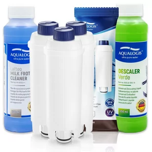 Zestaw Delonghi Aqualogis AL-S002 3szt, Verde 250ml, Latteo 250ml - Akcesoria i części do ekspresów do kawy - miniaturka - grafika 1