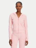 Bluzy damskie - Juicy Couture Bluza Active JCSAS125401 Różowy Slim Fit - miniaturka - grafika 1