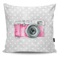 Poduszki dekoracyjne - MIA home, Poduszka dekoracyjna Camera pink - miniaturka - grafika 1