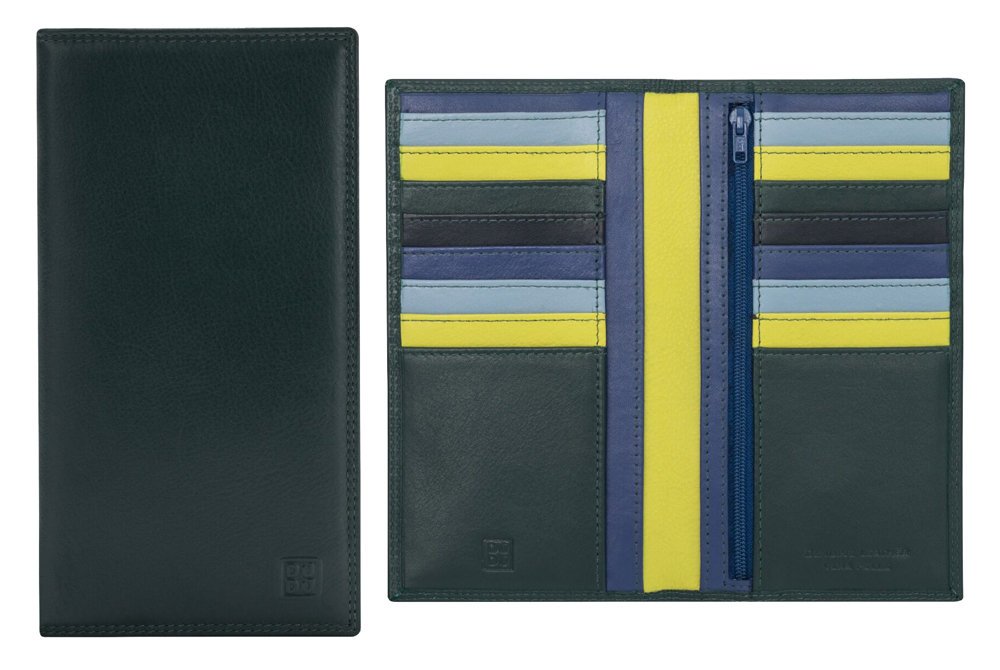 Portfel Damski/Etui Na Karty Dudu®, 534-1719 Ciemnozielony
