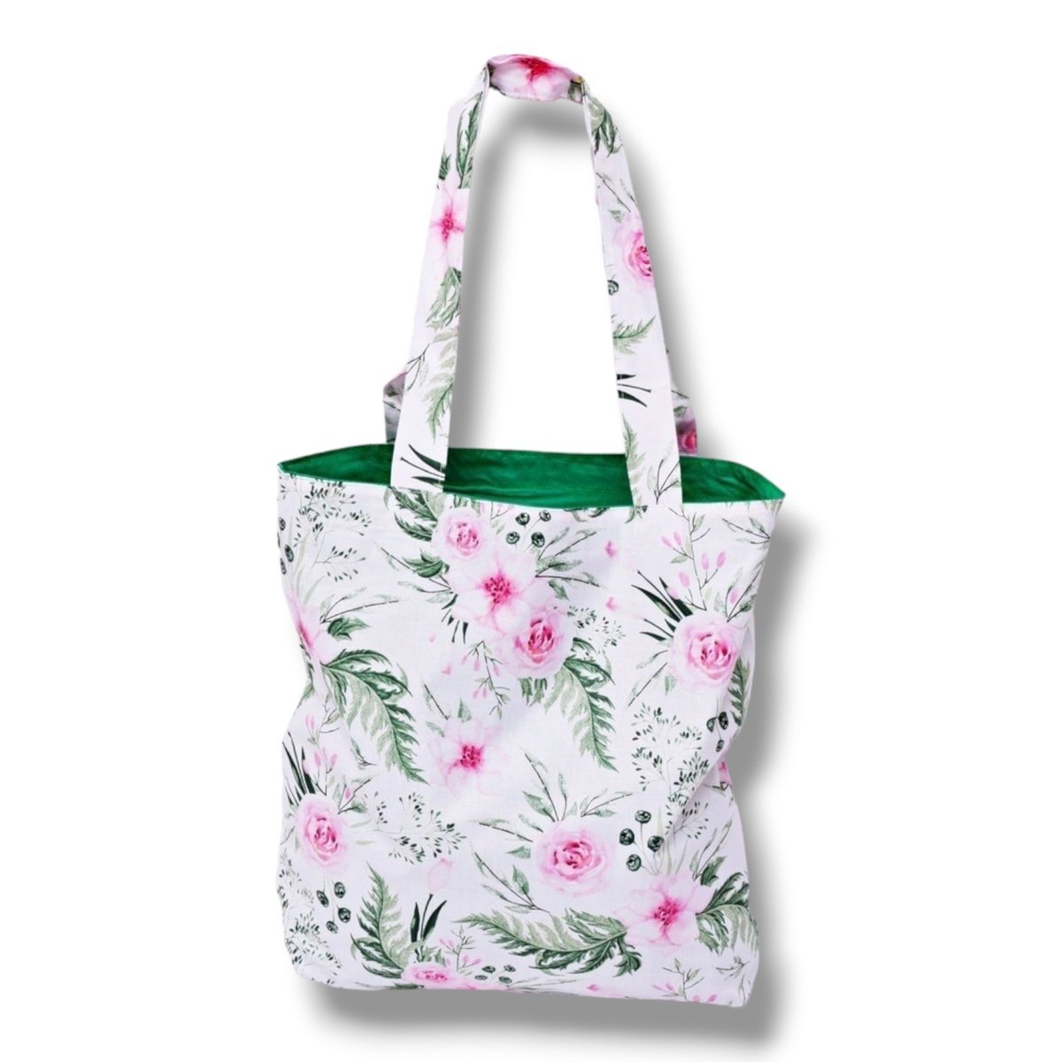 Torba shopperka torba shopper na zakupy kwiaty