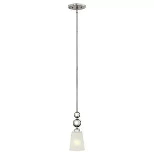 Elstead Lighting Zelda 1Lt Mini Pendant Polished Nickel HK/ZELDA/P/A PN Elstead lampa wisząca nowoczesna HK/ZELDA/P/A PN) - Lampy sufitowe - miniaturka - grafika 1