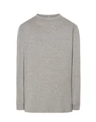 Odzież medyczna - Koszulka t-shirt medyczna  szara Męska rękaw długi XL - miniaturka - grafika 1