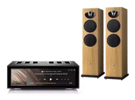 Zestawy stereo - Rose RS520 (czarny) + Majik 140 (dąb) - miniaturka - grafika 1