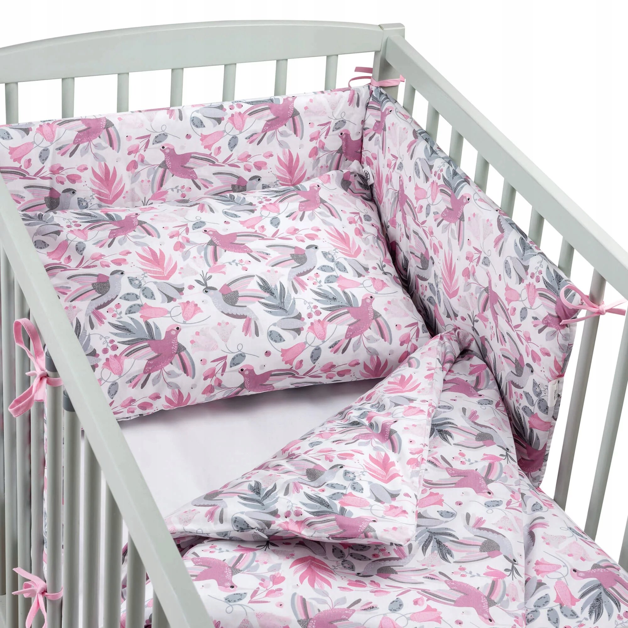 Pościel do łóżeczka 60x120 zestaw 4 elementowy bawełna 100% Pepi