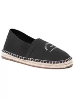 Espadryle męskie - KARL LAGERFELD Espadryle KL70108 Czarny - miniaturka - grafika 1