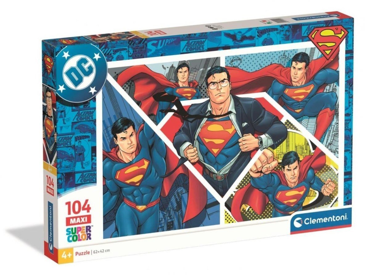 CLE puzzle 104 maxi SuperKolor Superman 25022