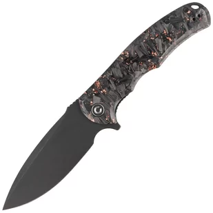 Nóż składany Civivi Praxis Shredded Carbon Fiber / Copper Shred, Black Stonewashed 9Cr18MoV (C803I) - Noże - miniaturka - grafika 1