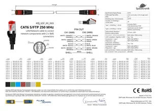 Kabel RJ45 CAT 6 S/FTP AWG27 LSZH szary 10m - Patchcordy - miniaturka - grafika 3